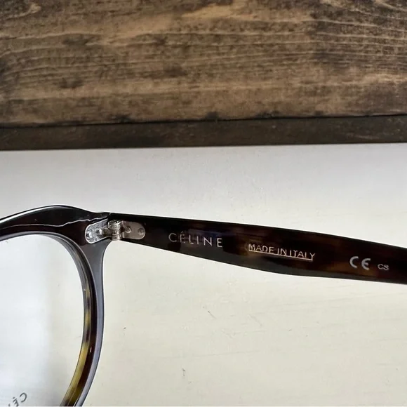 Celine Brown Tortoise Glasses - Picture 8 of 11